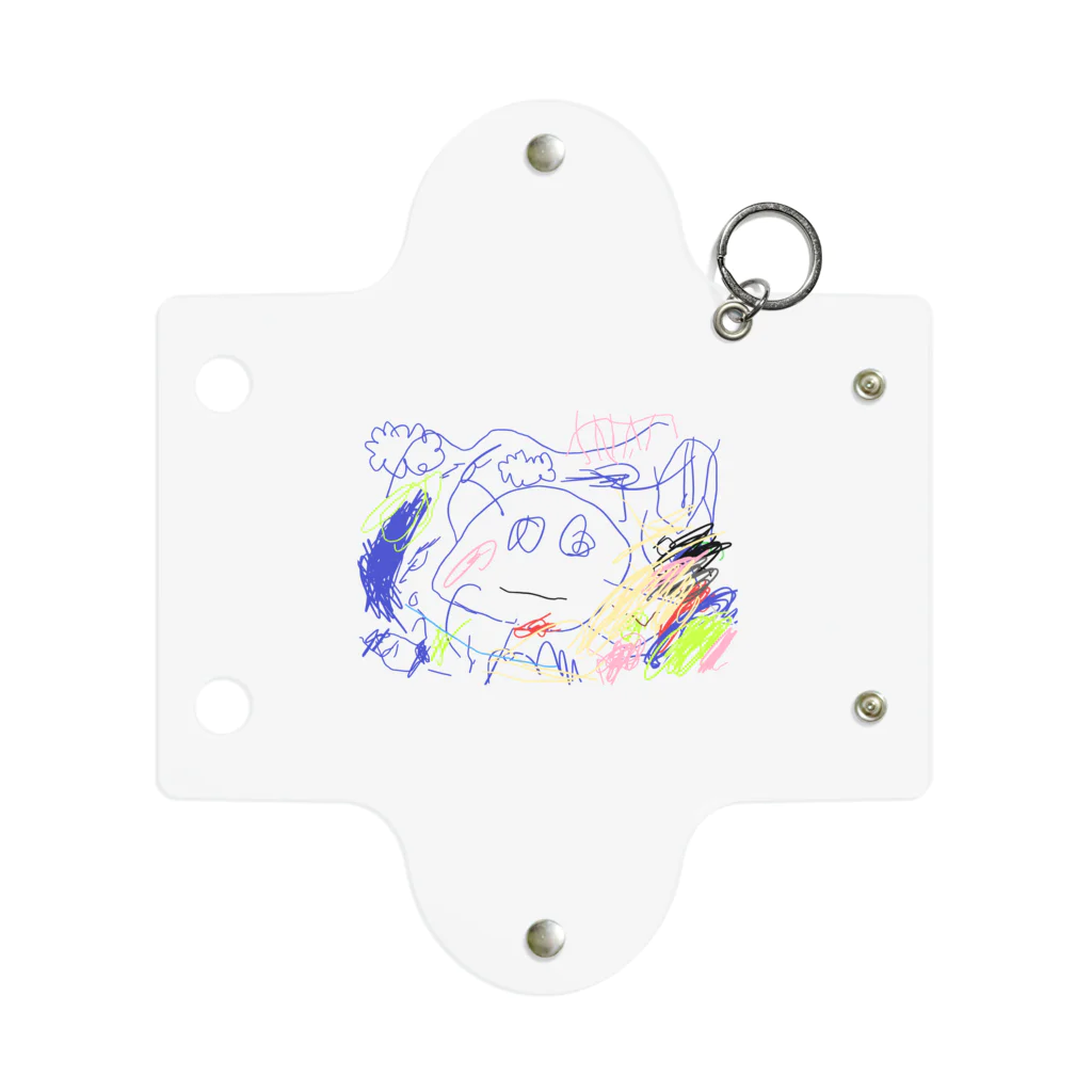 焼き鳥丸ちゃんグッズ売り場の娘のクリアマルチケース Mini Clear Multipurpose Case