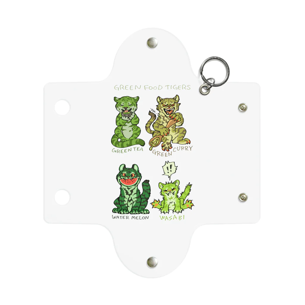 タタナ幻獣館のGreen Food Tigers Mini Clear Multipurpose Case