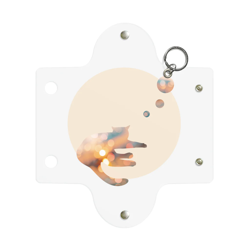 catart.jpのねこアート cat art Mini Clear Multipurpose Case