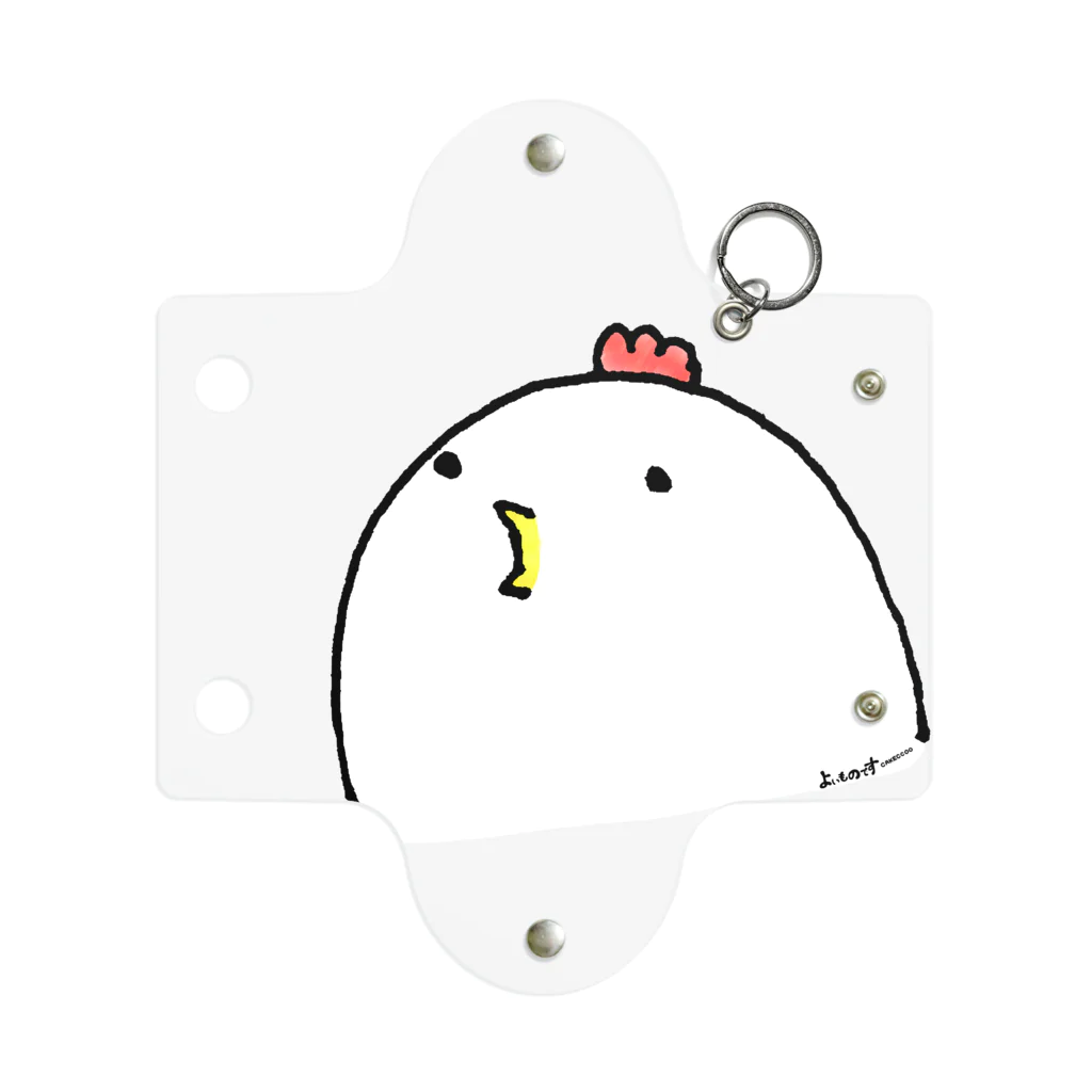 Cɐkeccooのよいものです-ぺこぺことり Mini Clear Multipurpose Case