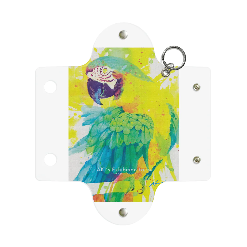 Aki Kuboki ONLINE SHOPのひとり気高い青い鳥 Mini Clear Multipurpose Case