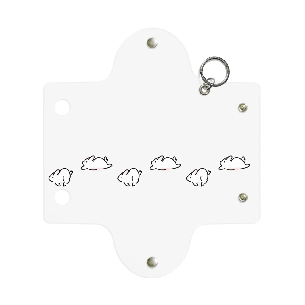 山のウサギのハシルハシルウサギ Mini Clear Multipurpose Case