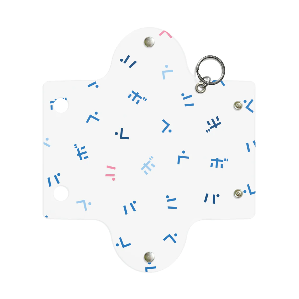 GMOペパボ公式ショップのペ・パ・ボ柄 Mini Clear Multipurpose Case