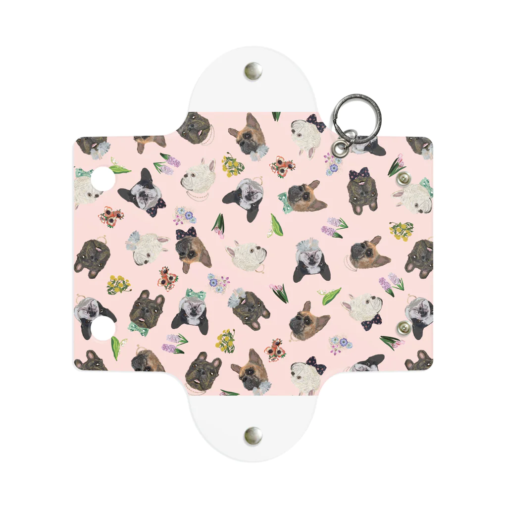 noe_to_meg (ノエとめぐ)の2022春フレブル服non.booコラボ【パステルピンク】 Mini Clear Multipurpose Case