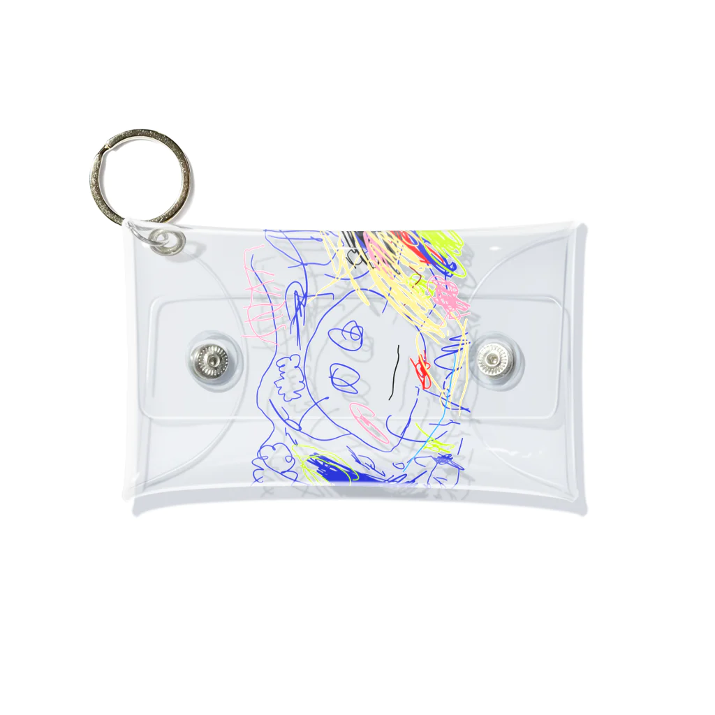 焼き鳥丸ちゃんグッズ売り場の娘のクリアマルチケース Mini Clear Multipurpose Case