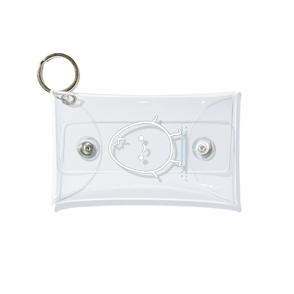 きのこのわけあり白たまご Mini Clear Multipurpose Case