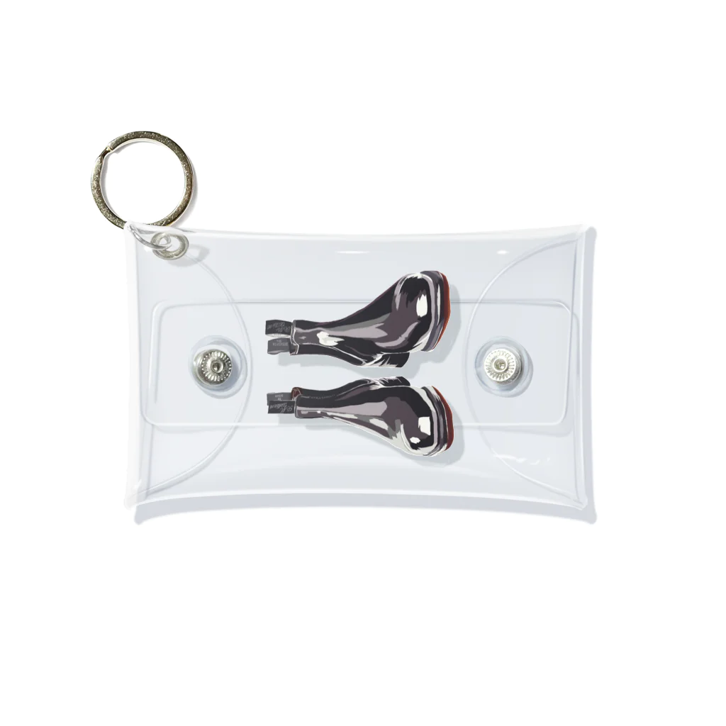 The riverside worksの渋いブーツ Mini Clear Multipurpose Case