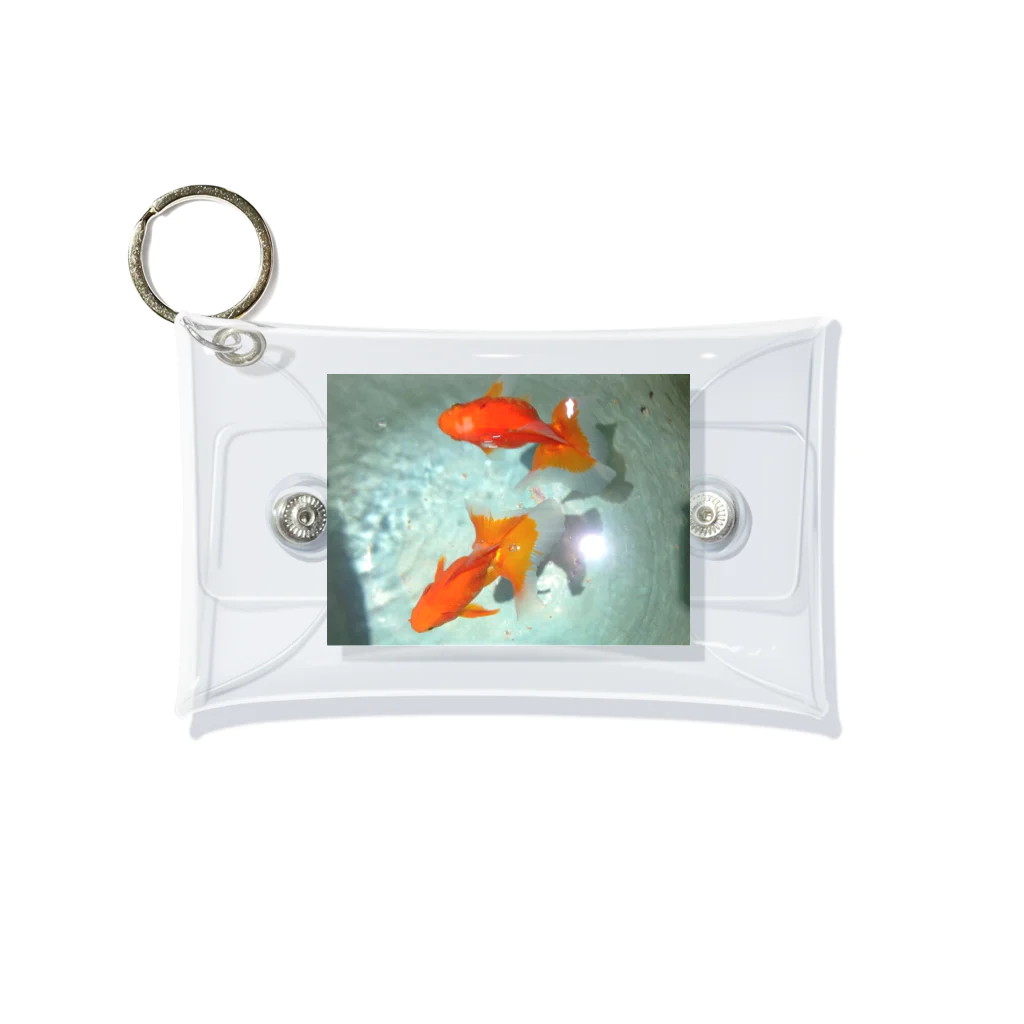ひびの思い出の夏の金魚ちゃん Mini Clear Multipurpose Case