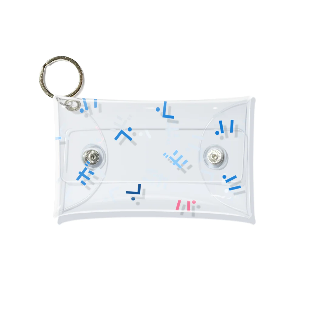 GMOペパボ公式ショップのペ・パ・ボ柄 Mini Clear Multipurpose Case