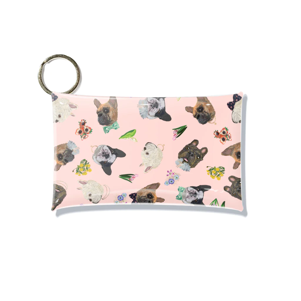 noe_to_meg (ノエとめぐ)の2022春フレブル服non.booコラボ【パステルピンク】 Mini Clear Multipurpose Case