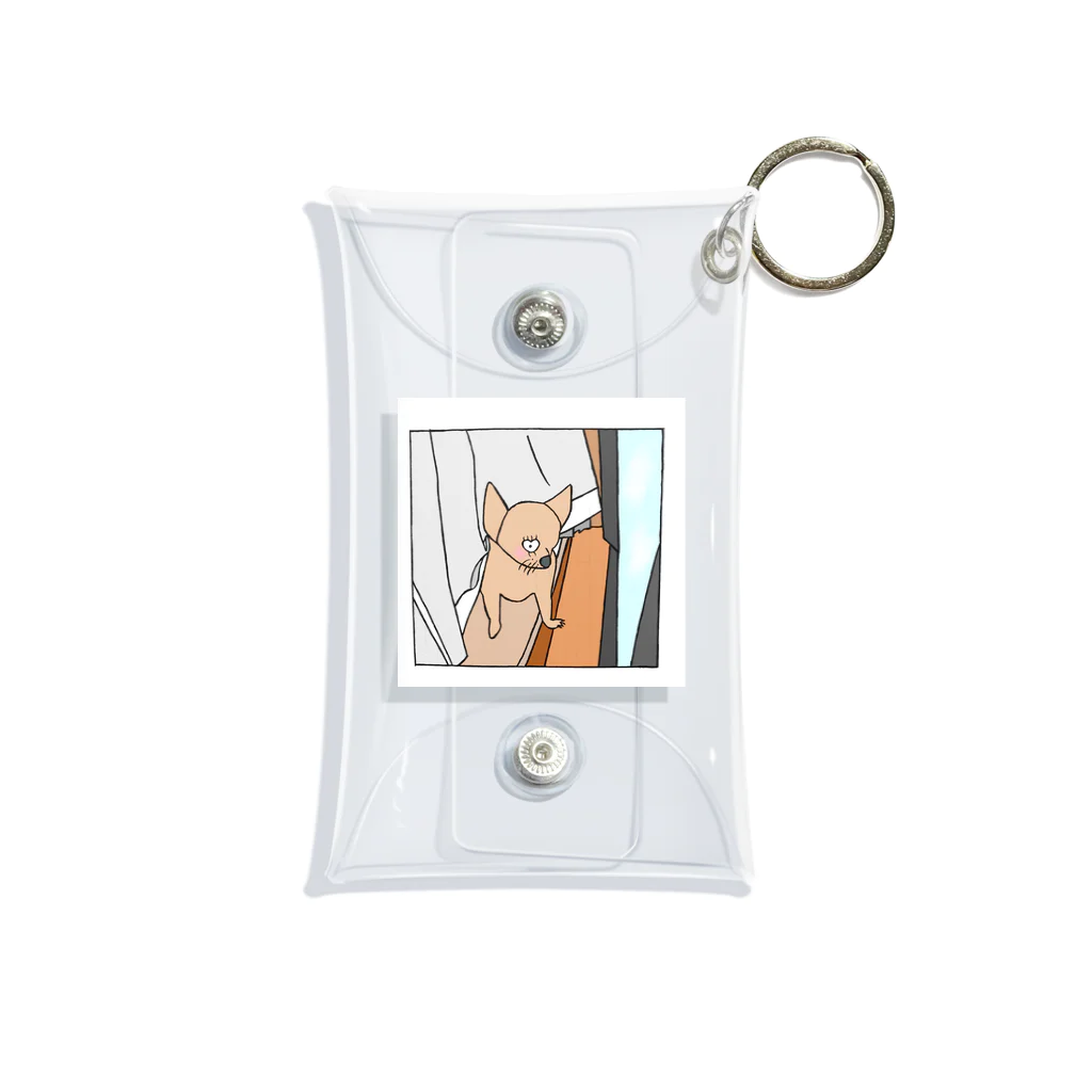 eyelove-ｱｲﾗﾌﾞ-のeyelove dog-ｱｲﾗﾌﾞﾄﾞｯｸﾞ- Mini Clear Multipurpose Case