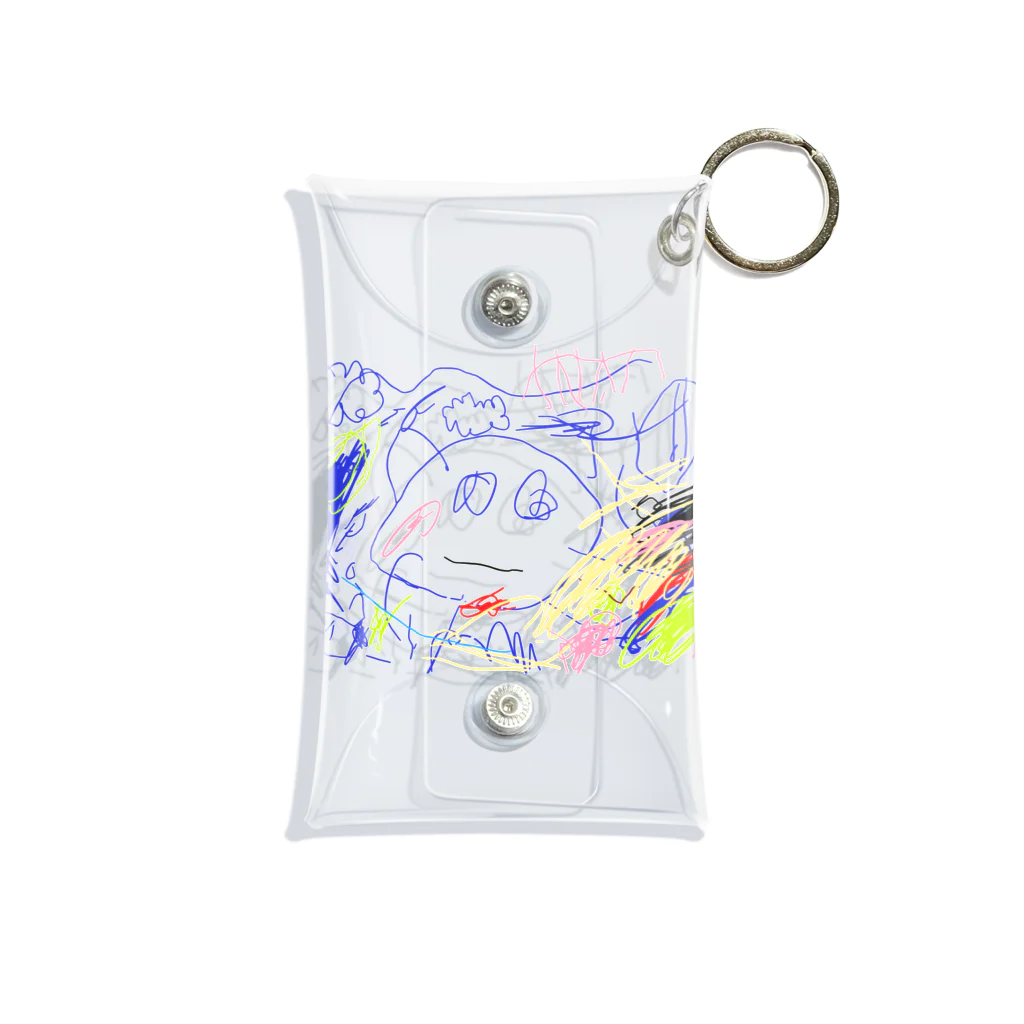 焼き鳥丸ちゃんグッズ売り場の娘のクリアマルチケース Mini Clear Multipurpose Case