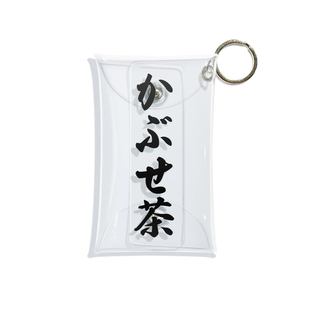 着る文字屋のかぶせ茶 Mini Clear Multipurpose Case