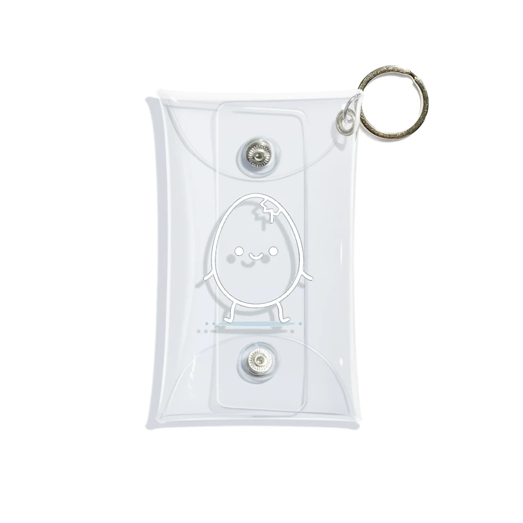 きのこのわけあり白たまご Mini Clear Multipurpose Case