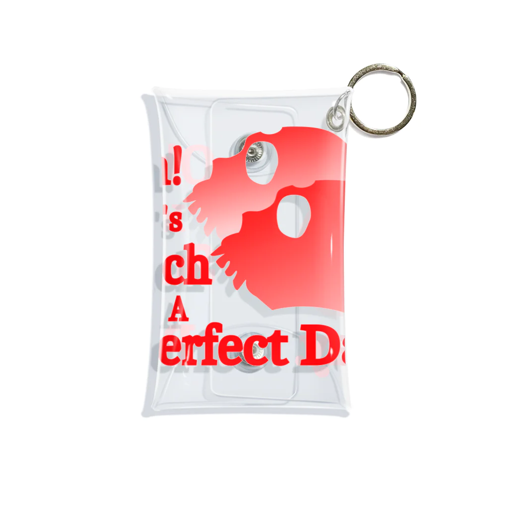 『Nothing Is Real』-- IN SUZURIのOh! It's Such A Perfectday.（赤） Mini Clear Multipurpose Case