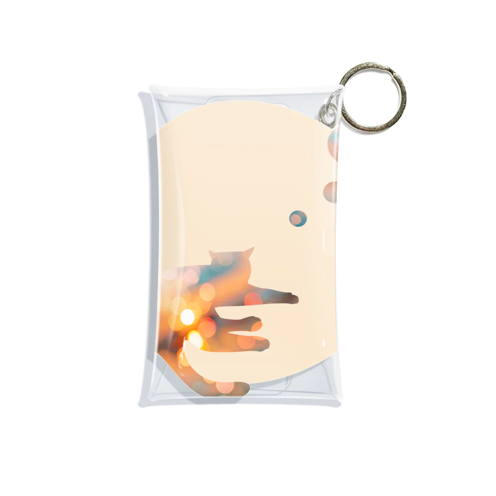 catart.jpのねこアート cat art Mini Clear Multipurpose Case
