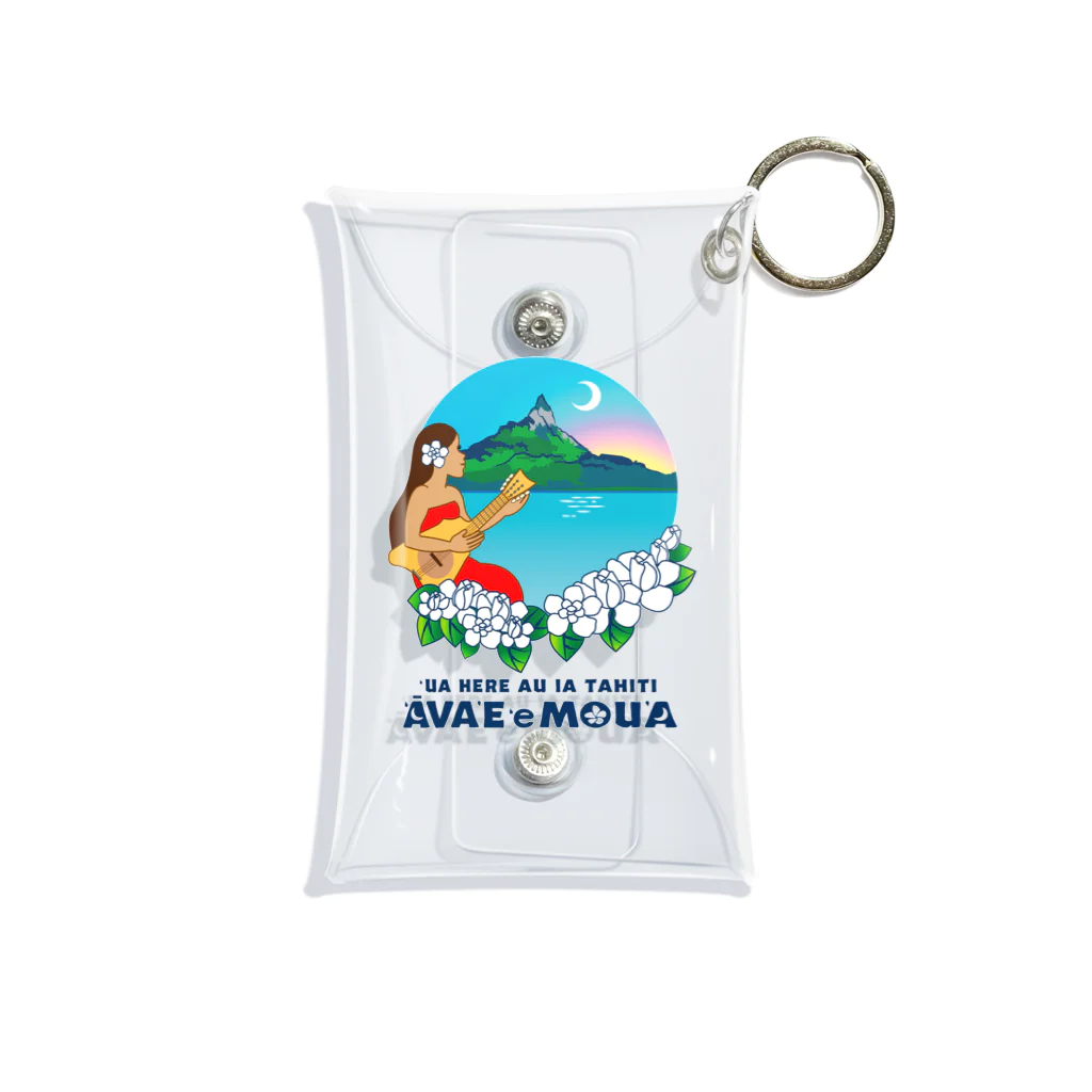 ‘ĀVA’E ‘e MOU’A 　　　　(アヴァエモウア)の`ĀVA’E `e MOU’A(アヴァエモウア) ：ロゴ Mini Clear Multipurpose Case