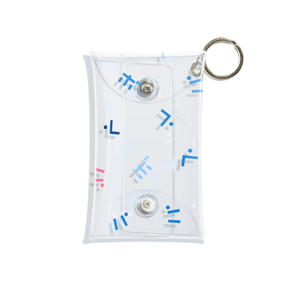 GMOペパボ公式ショップのペ・パ・ボ柄 Mini Clear Multipurpose Case