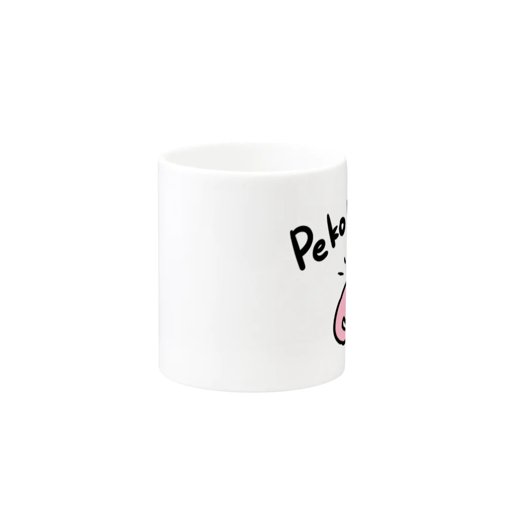 Dr.pepepe の陽気な血球やさんのぺこり！胃 Mug :other side of the handle