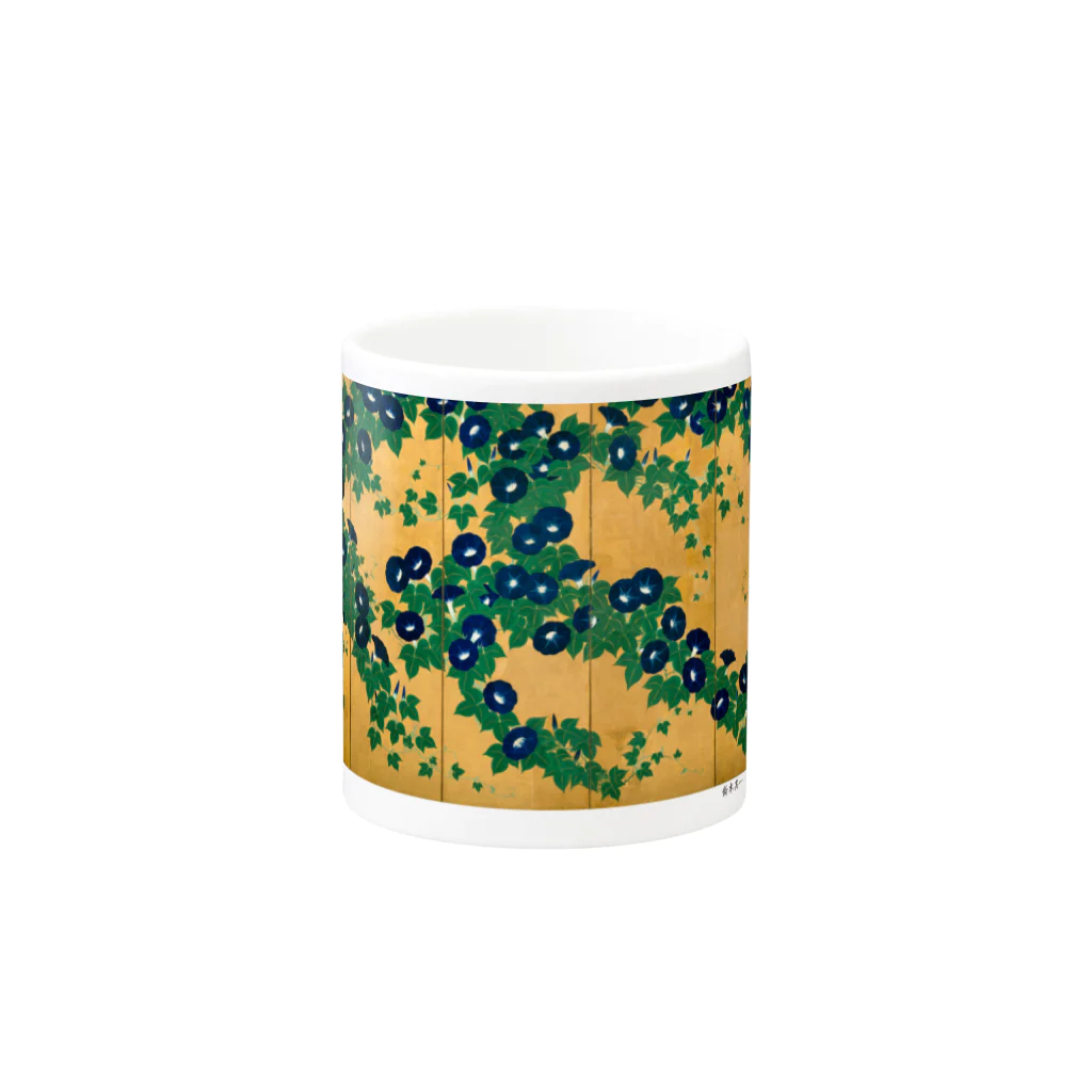 SONOTENI-ARTの002-001　鈴木其一　『朝顔図屏風』　マグカップ Mug :other side of the handle