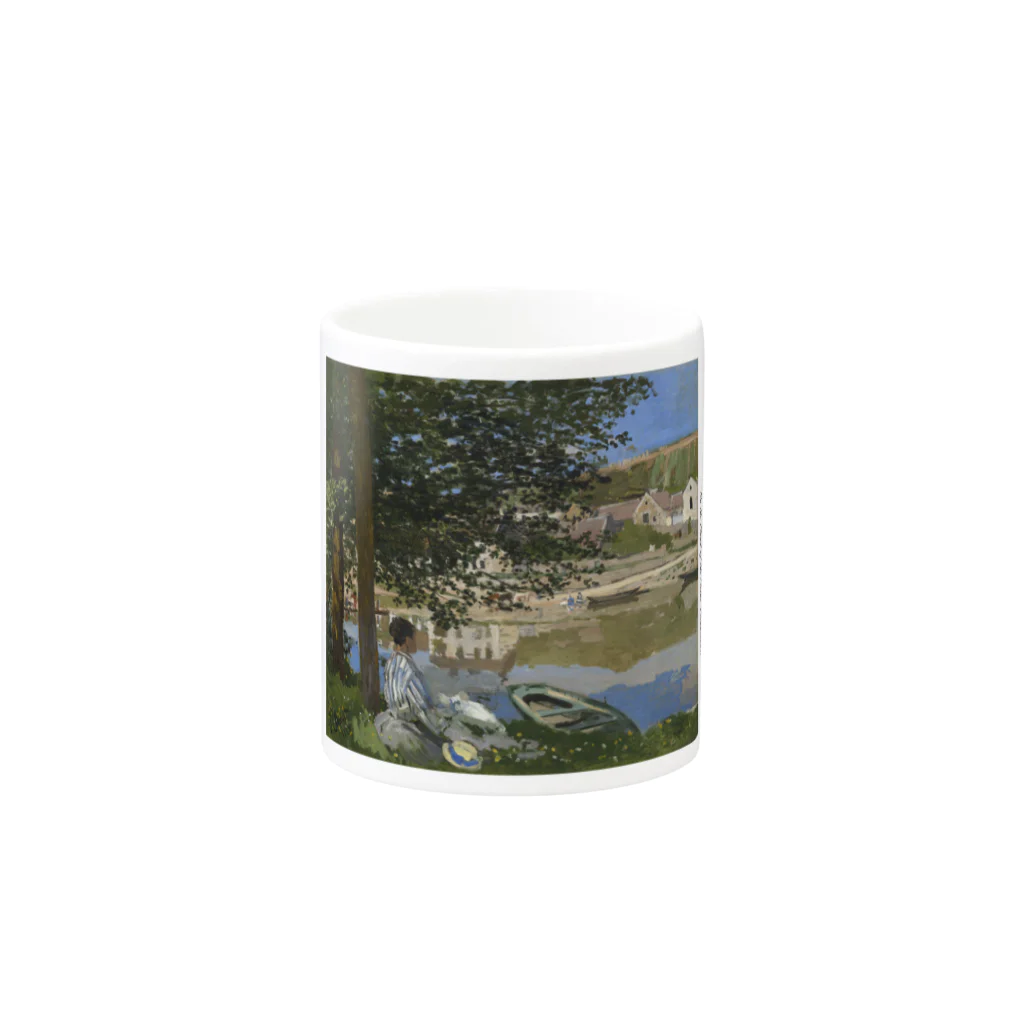 SONOTENI-ARTの004-019　クロード・モネ　『セーヌ河岸、ベンヌクール』　マグカップ Mug :other side of the handle
