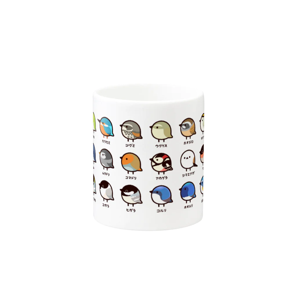 高橋のぞむの日本の小鳥 Mug :other side of the handle