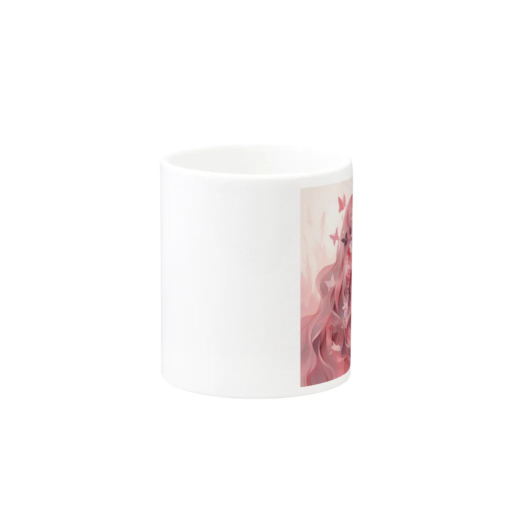 arty colorのPinkpink Mug :other side of the handle