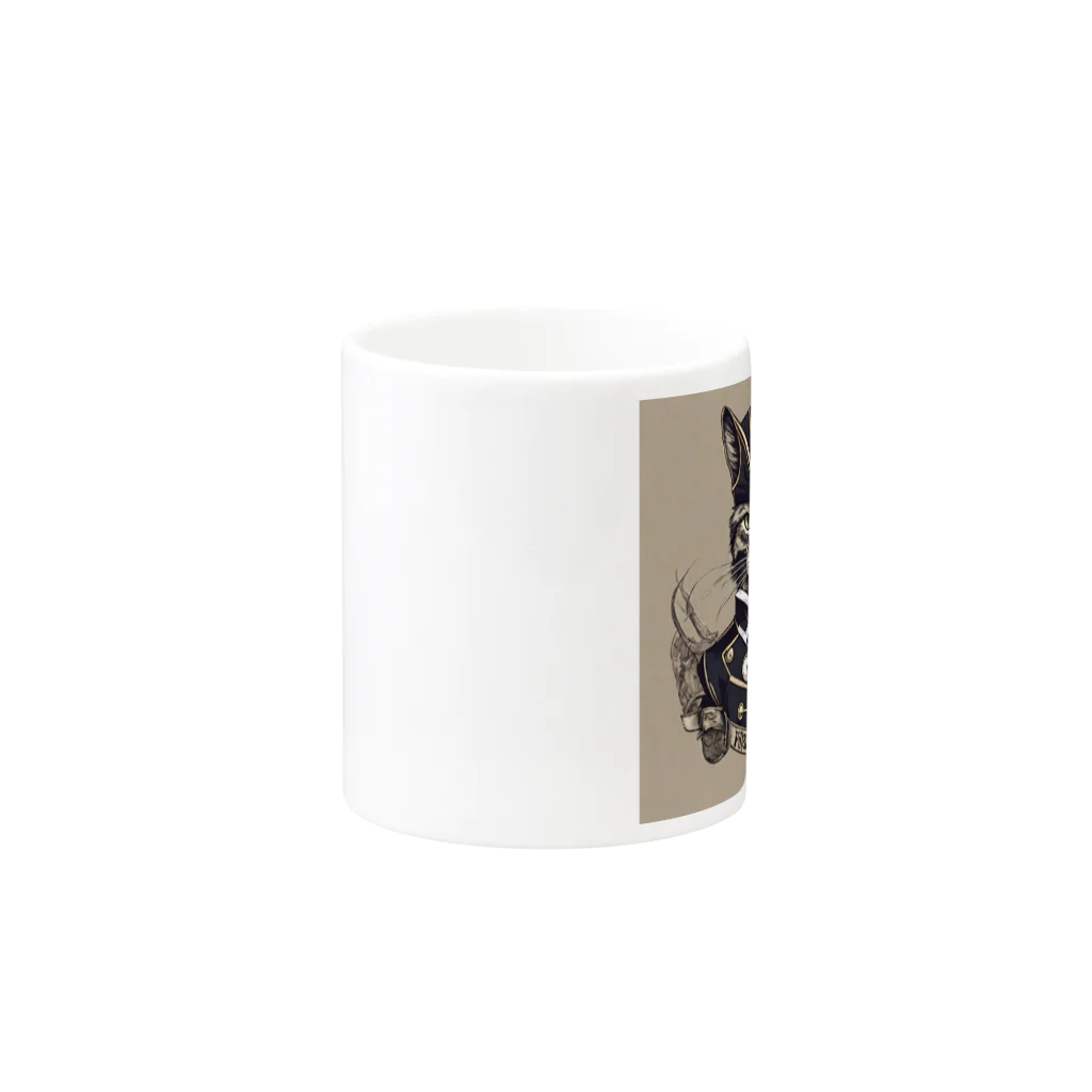 Jj-O_O-Jjの猫海賊団シリーズ★Duke船長 Mug :other side of the handle