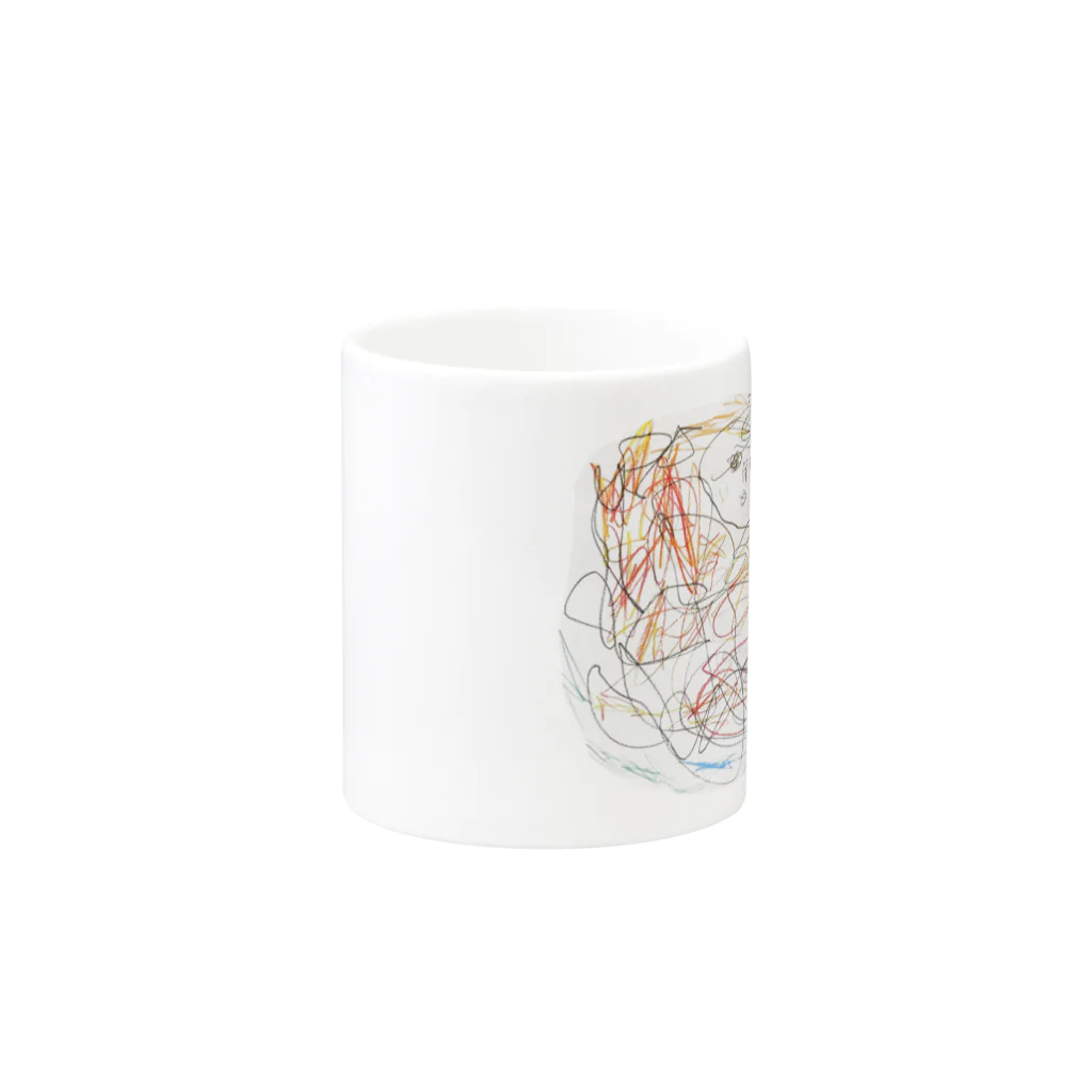 おまつりだいすきどっとこむのねぷた絵 Mug :other side of the handle