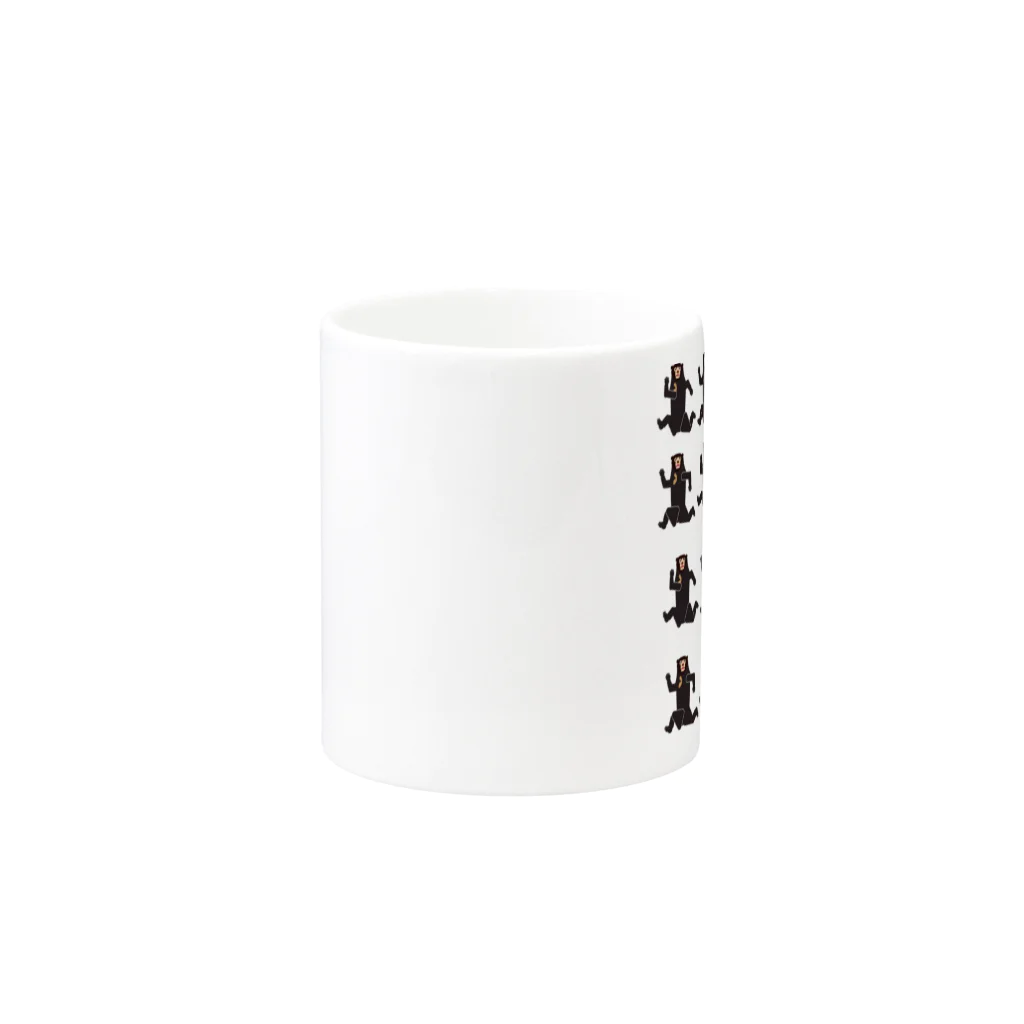 つきれうのバナナとクマクマクマ……… Mug :other side of the handle