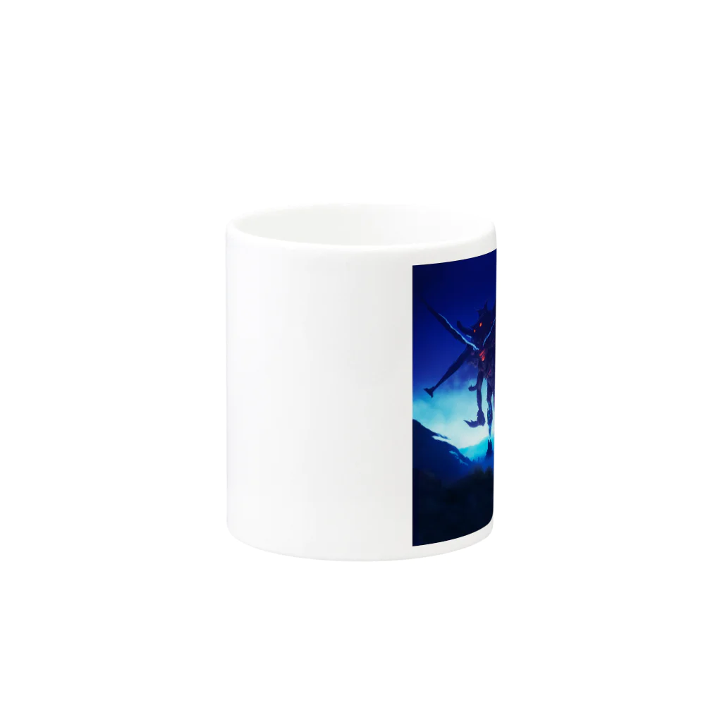 ZENJYAの怪物を操縦する子供 Mug :other side of the handle