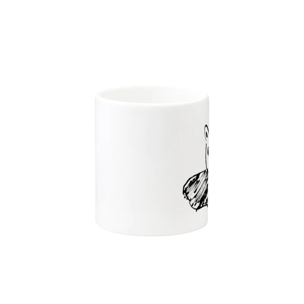 KURONECORDのずんぼねこ Mug :other side of the handle