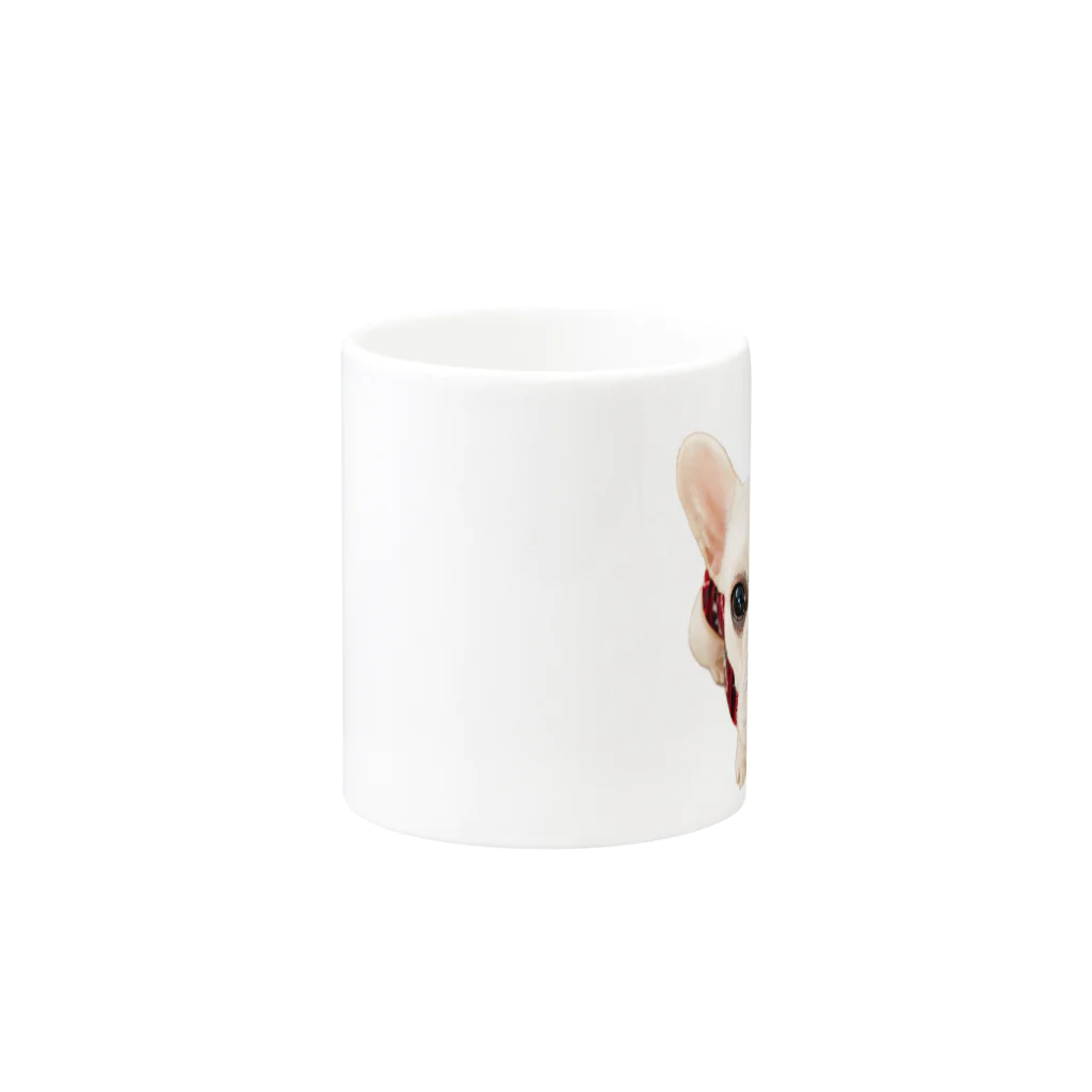 フレブルおかげちゃんのフレブルおかげちゃん Mug :other side of the handle