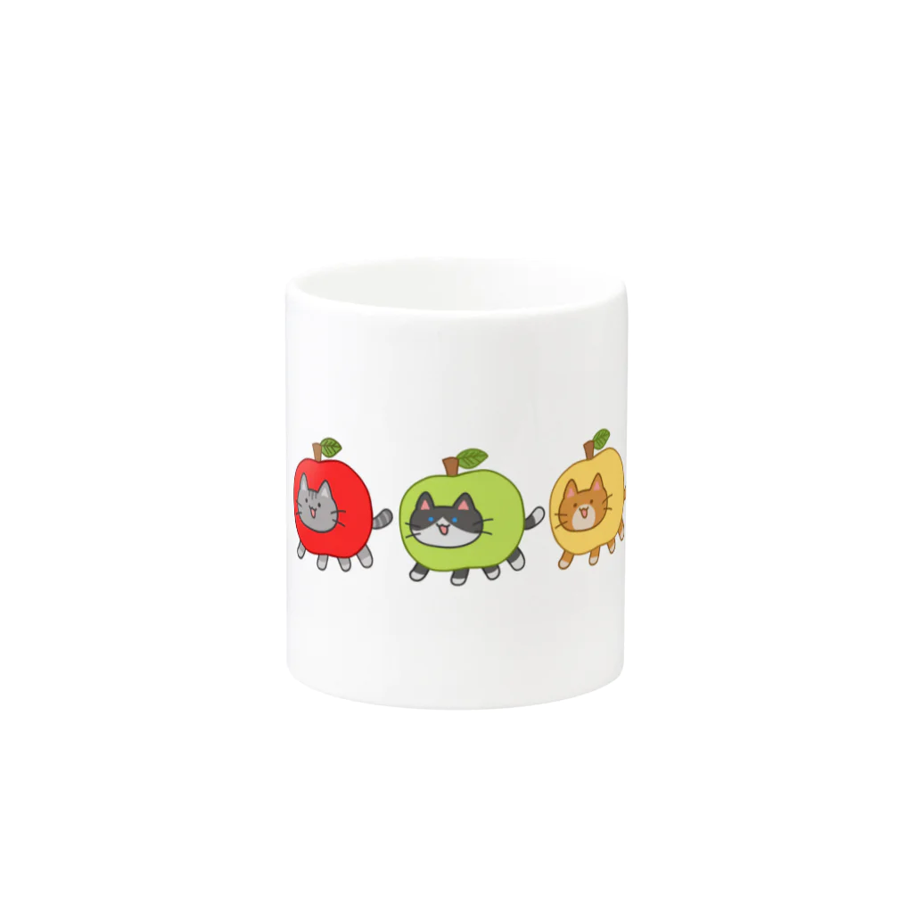 くだものにゃんこ店のくだものにゃんこ Mug :other side of the handle