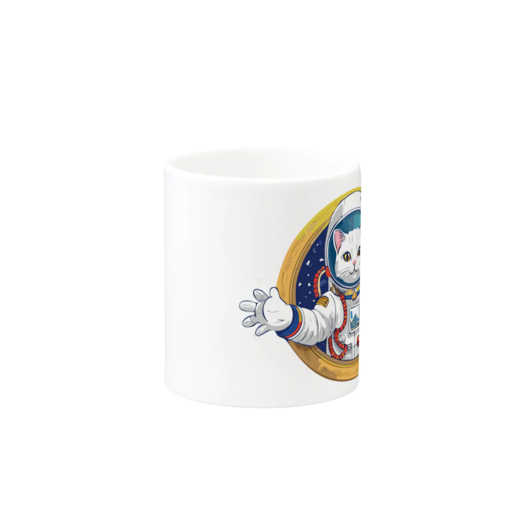 maronchiro55の宇宙猫Kurumi Mug :other side of the handle