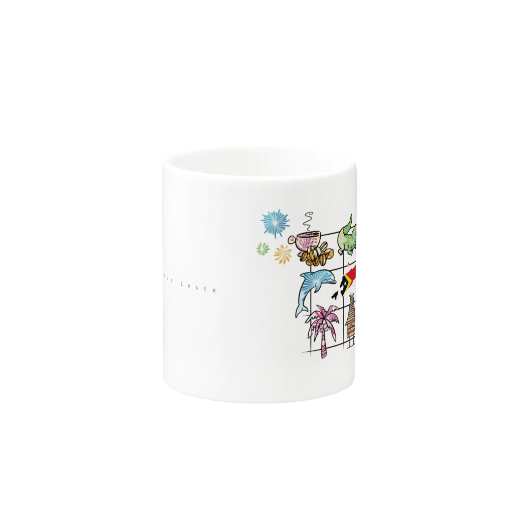 SHARETLの知られざる南国｜東ティモールの暮らしデザインマグ Mug :other side of the handle