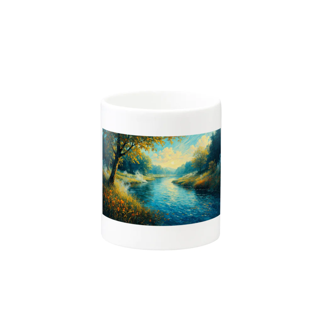  kasamacuraのAIアートマグカップ｜Kasamacura Original Collection Mug :other side of the handle