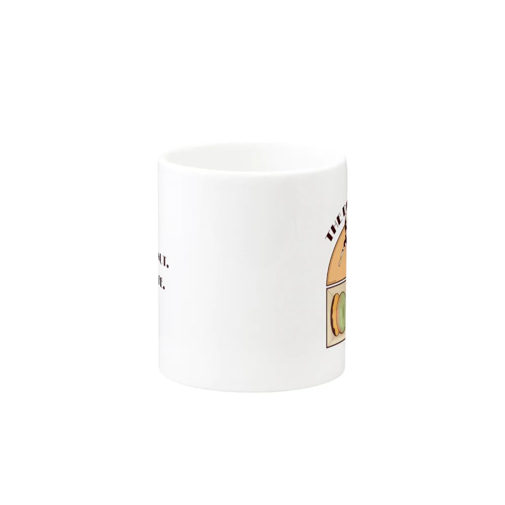 松洋堂/SYOYODO　SUZURI店の【ドーナツ倶楽部】オリジナルグッズ Mug :other side of the handle