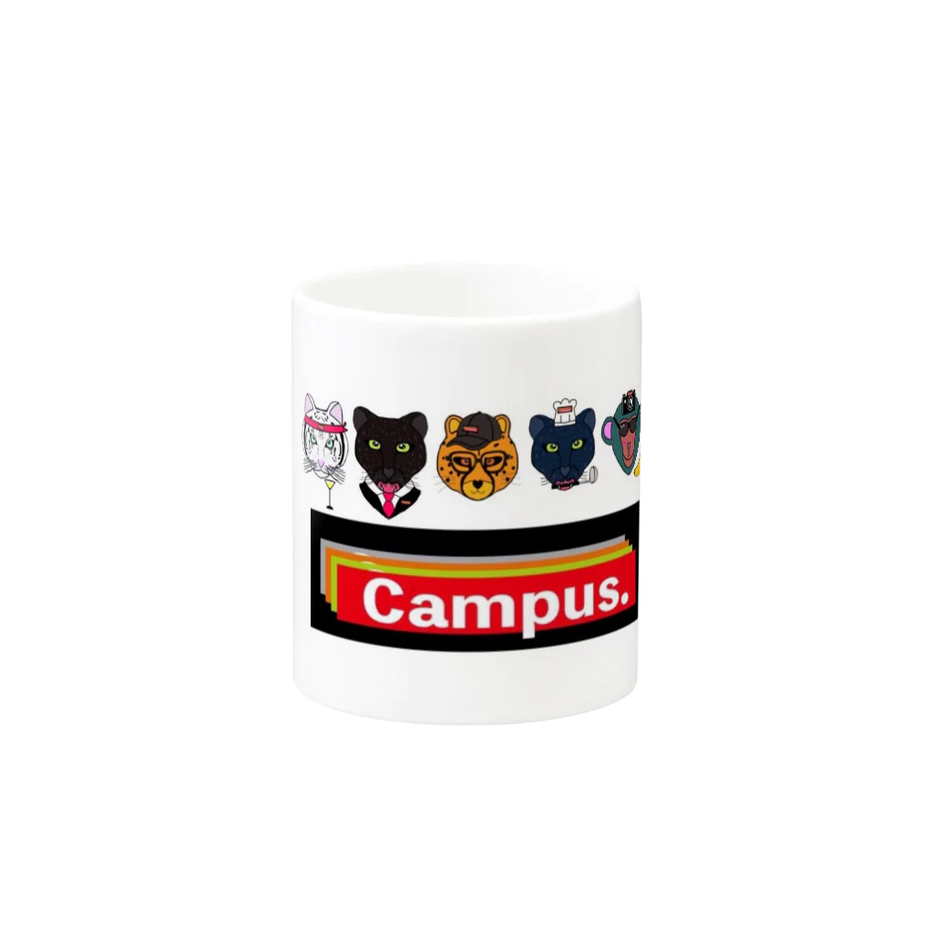 ダーツ&腕時計のCAMPUS全員 Mug :other side of the handle