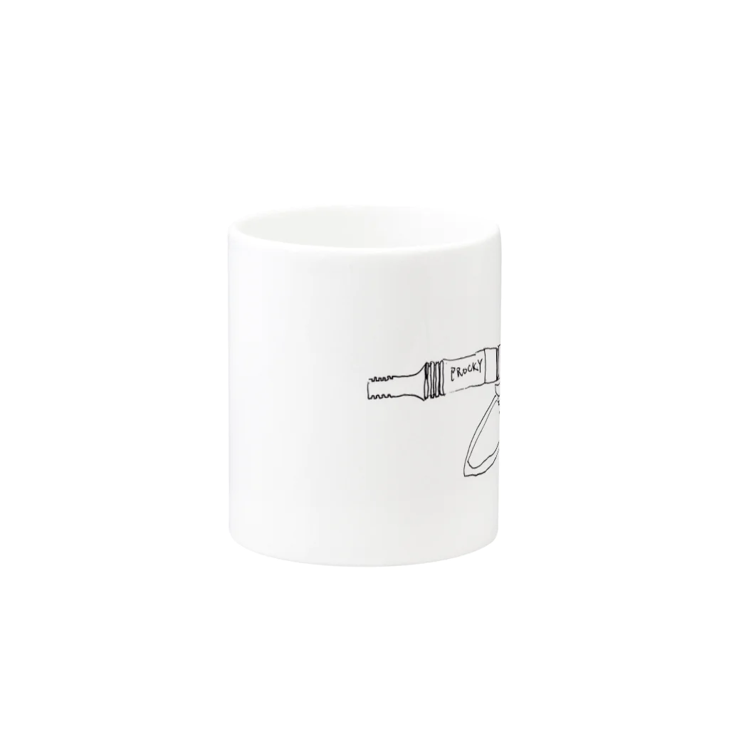 109さんの父の落書きシリーズ Mug :other side of the handle