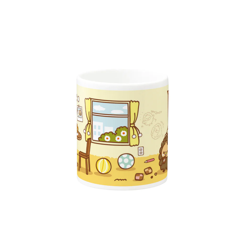 もじゃこのマグカップ Mug :other side of the handle