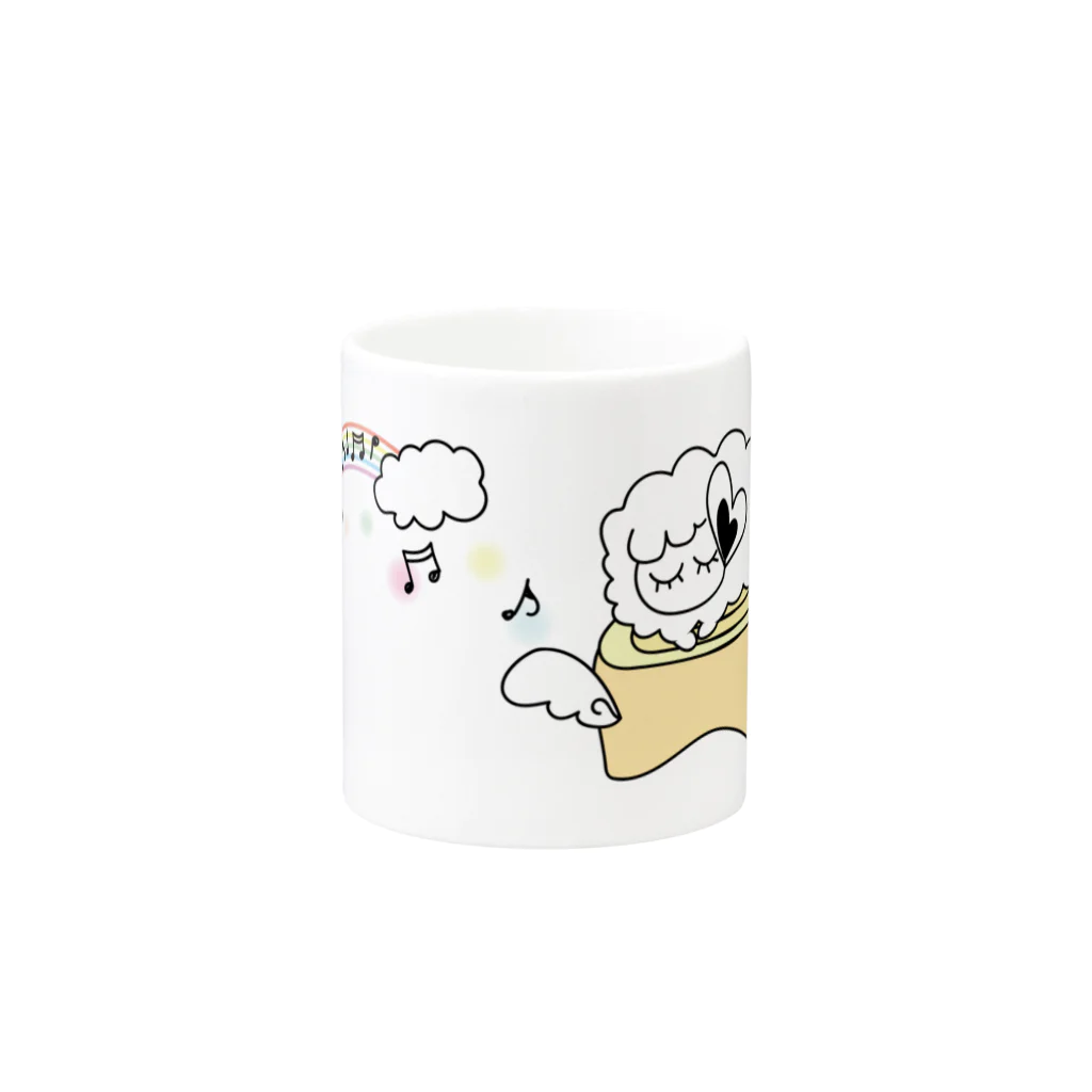 Saaya's Shopのひーくんと木守歌 Mug :other side of the handle