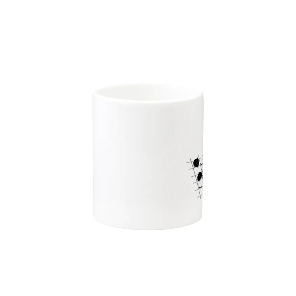 氷熊のおみせのねこのリバーシゲーム Mug :other side of the handle