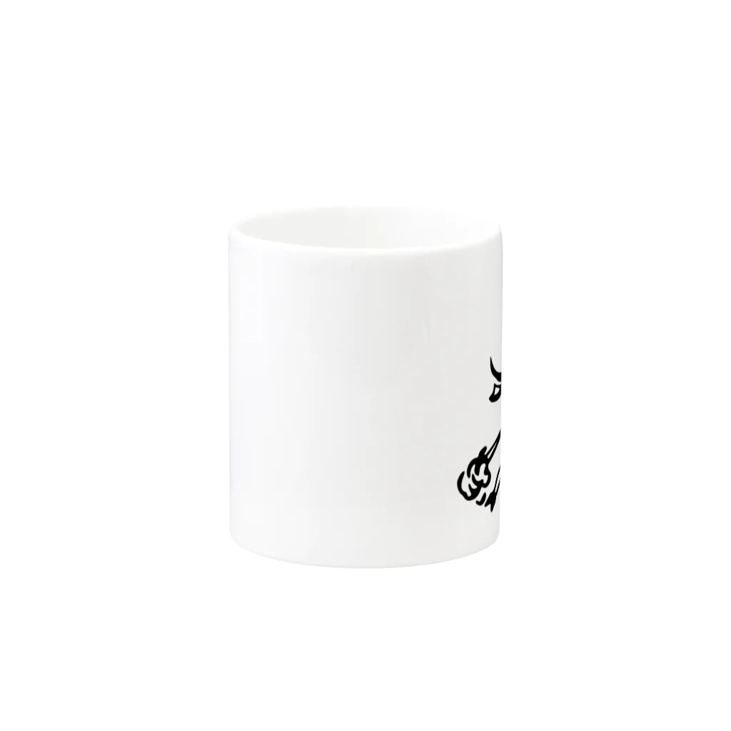 stereovisionの荒ぶる雄牛（Snorting Bull） Mug :other side of the handle