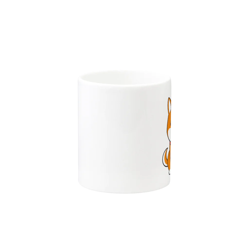 NihongoYouの柴犬ウィンク Mug :other side of the handle