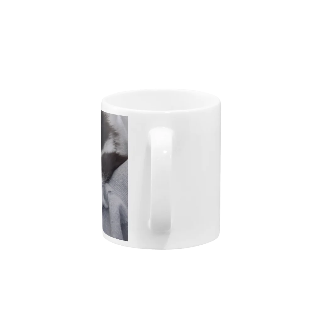 あるちゃんさん屋さんのかわいい肉球 Mug :handle
