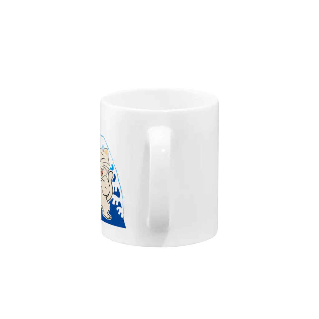 N's Creationの唄猫 〜一曲聴いてくれにゃ〜 Mug :handle