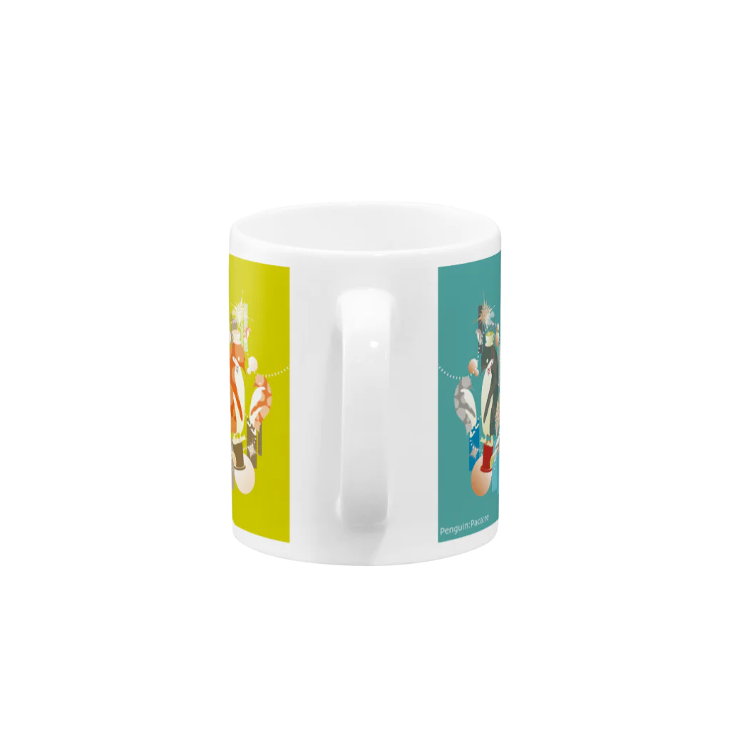 ペンギンパカリのTeaTime（4ペンギン） Mug :handle