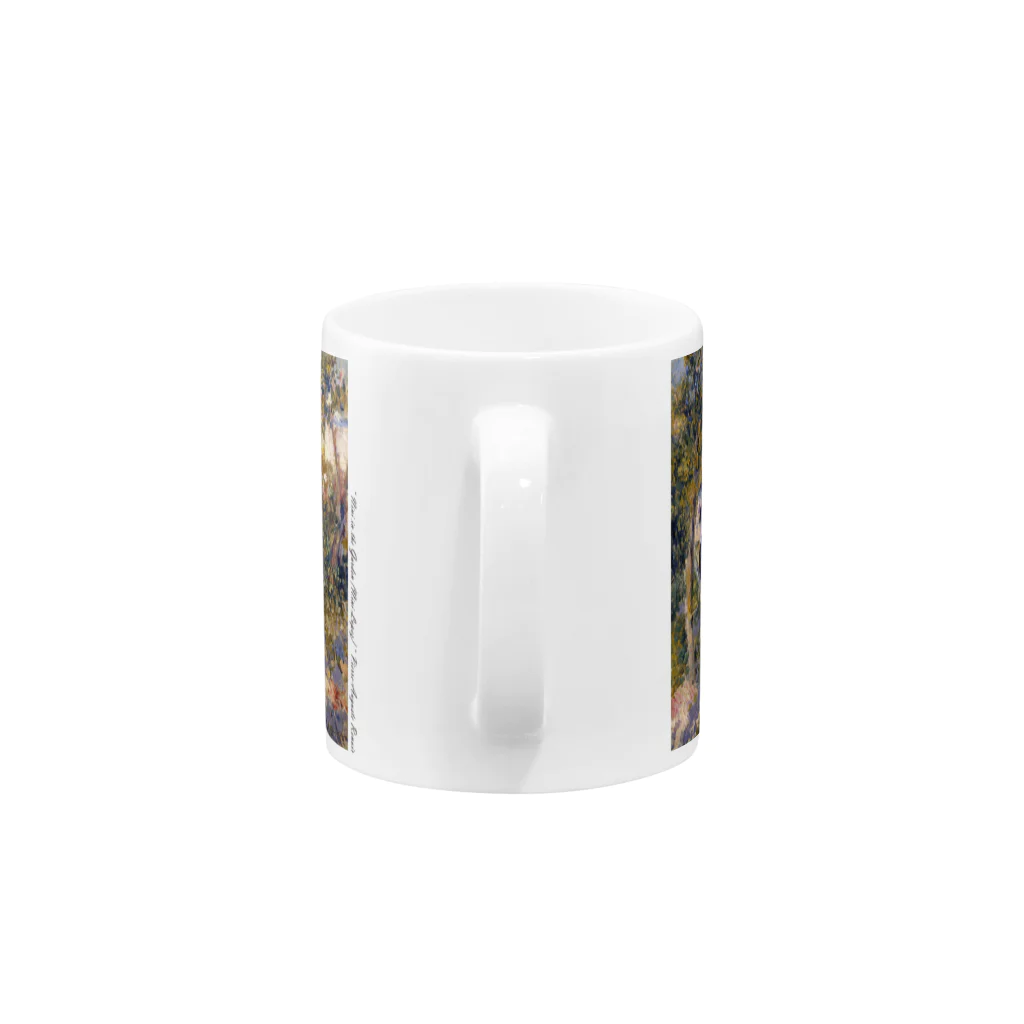 SONOTENI-ARTの016-007　ルノワール　『庭のニニ (ニニ・ロペス)』　マグカップ Mug :handle