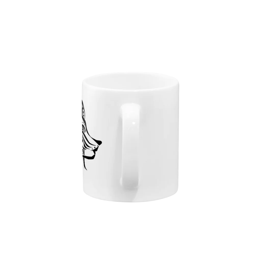 Starlit Brew（創作ショップ）のただシンプルなきつねさん Mug :handle
